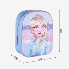 Disney Jégvarázs Friendship 3D hátizsák, táska 31 cm