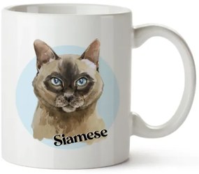 Bohemia Gifts Kerámia bögre - Siamese, 350 ml