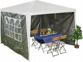 3 db relaxdays bio pavilon 2 x 3 x 2m szürke