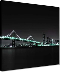 Vászonkép 40x40 Türkiz fények