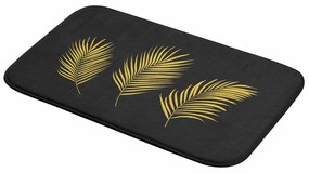 Fekete-aranyszínű fürdőszobai kilépő 45x75 cm Orbella – douceur d'intérieur