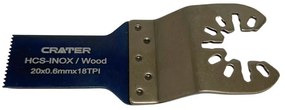FŰRÉSZLAP FÁHOZ 20MM HCS-INOX MULTIGÉPH. CRATER BLISZTERES