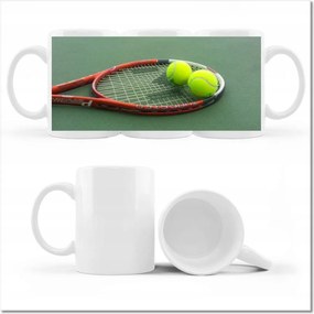 Nyomott mintás bögre Teniszütő Sport