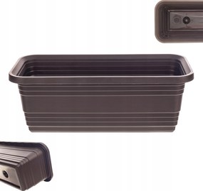 Erkélyláda Virágtartó 40cm Mokka Virágtartó Láda Kadax