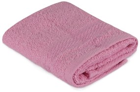 Szivárványos fürdőlepedő, Hobby, 30x50 cm, pamut, rózsaszín