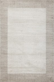 Szőnyeg Bézs Krém Kétszintes Téglalap Szobakeret Matara 140x190 cm