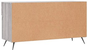 szürke sonoma színű szerelt fa cipőpolc 102 x 35 x 55 cm