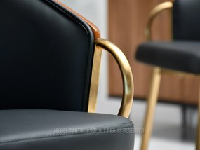 Szék Elviria K (sötét dió + arany). Akció -16%. 1111041