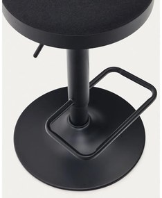 Fekete bárszék szett 2 db-os 58 cm Zaib – Kave Home
