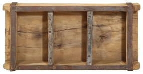 Tálcák 4 db 30x14x9 cm Szilárd Fa Újrahasznosított