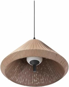 Faro Saigon függeszték szürke/barna, IP65, dizájner, E27, 67 cm