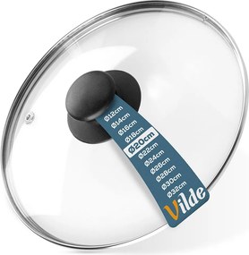 Univerzális konyhai fedő lyukkal 20 cm-es serpenyő edényekhez