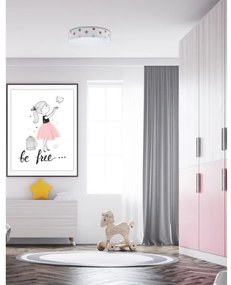 GALAXY KIDS LED/24W/230V dimmelhető csillagos lámpa fehér/rózsaszín/szürke +DO