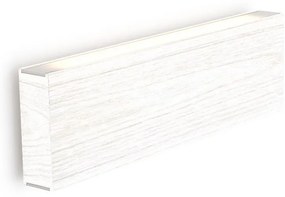 Fali lámpa LED120, külső meghajtó, szabályozható, többféle változat - TUNTO Modell: 400 mm-es tölgy, fehérre pácolt, direkt és indirekt fény