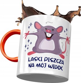 Narancssárga Bögre Vicces Sípolnak Kilátásomra Nyomtatott Fotóval