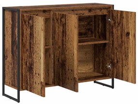 Oldalsó szekrény Öreg fa 96,5 x 30 x 75 cm Faanyag