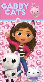 Gabi babaháza Kitty World fürdőlepedő, strand törölköző 70x140cm (Fast Dry)