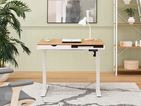 PC asztal Osto 100 (fehér tölgy + fekete). 1109812
