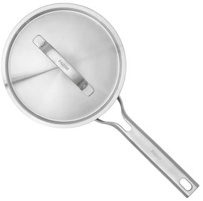 Indukciós tűzhelyhez alkalmas rozsdamentes acél edény fedővel 1,5 l Lucca 3.0 – FABINI