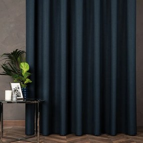 Matt Függöny Anyag Cyrus 300cm sötétkék