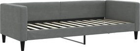 vidaXL szürke szövet kanapéágy keret 80 x 200 cm