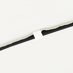 Négyzet alakú Kerti Napernyő 295x245 cm Homokfehér