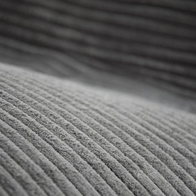 Sötétszürke kordbársony babzsákfotel Sofa Tube 160 – SLOWDOWN
