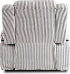 Dönthető fotel szürke kordbársony, ARTURO