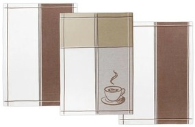 Bellatex Konyhai törölköző Espresso, 50 x 70 cm, 3db-os szett