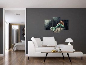 Kép - Hableány a sziklán (90x60 cm)