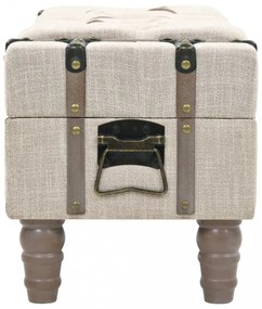 tömör fa és acél tárolópad 111 x 34 x 37 cm