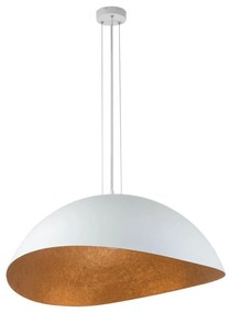 SOLARIS függeszték 1xE27/60W/230V fehér/réz, kábellel