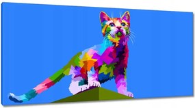 Vászonkép 115x55 Cica