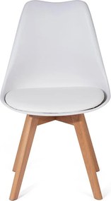 AVENBERG SKANDI 4db Étkezőszék - szett, fehér