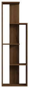 Könyvespolc Wand 160x50x19,6 cm - Walnut