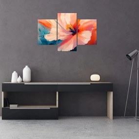 Kép - Festett virág (90x60 cm)