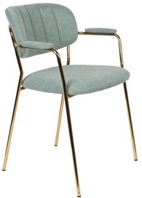 Világoszöld étkezőszék szett 2 db-os Jolien – White Label