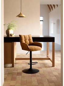 Narancssárga állítható magasságú bárszék szett 2 db-os Marilla – Unique Furniture