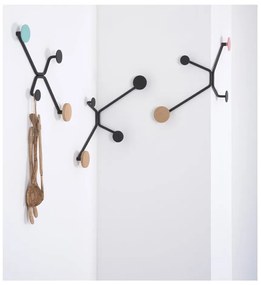 Hook fekete fali akasztó, sarokba - Gazzda