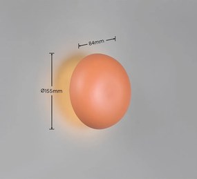 Narancssárga USB LED fali lámpa Davey – Reality