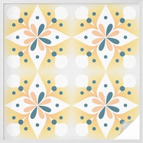 Tejfólia Ablaküveg Védelem és Adatvédelem Virágos szimmetria 100x100