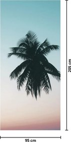 Fotótapéta ajtóra - Pálmafa Balin (95x205cm)