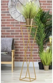 Virágállvány 100x24 cm arany színben