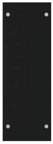 fekete edzett üveg tűzifatároló 80 x 35 x 100 cm