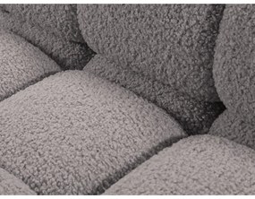 Világosszürke buklé moduláris kanapé 288 cm Bellis – Micadoni