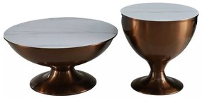 Calvari dohányzóasztal, márvány / bronz