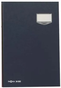 Aláírókönyv, A4, 20 rekeszes, karton, PAGNA, kék (PG2420202)