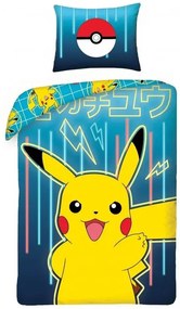 Pokémon Neon ágyneműhuzat 140×200cm, 70×90 cm