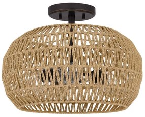 Quoizel QZ-CASABLANCA-3SF-PBZ - Mennyezeti lámpa CASABLANCA 3xE27/60W/230V