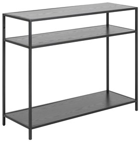 SARON konzolasztal fekete színben